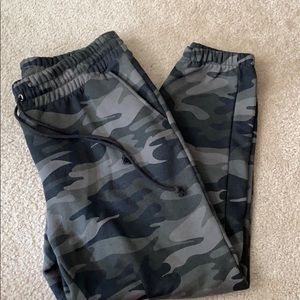 army print joggers/sweatpants